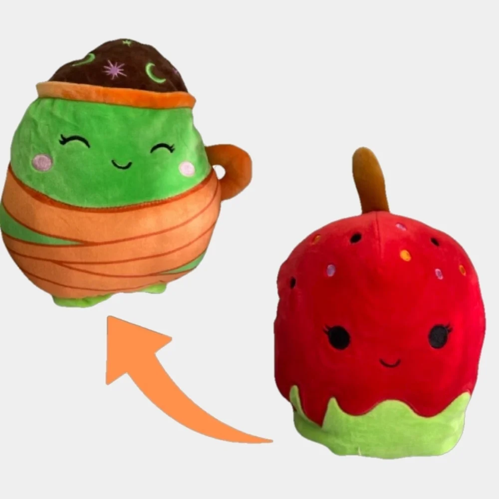 Squishmallows Flip-A-Mallow Keir And Medea Halloween Reversible Plush Toy 8 Inch